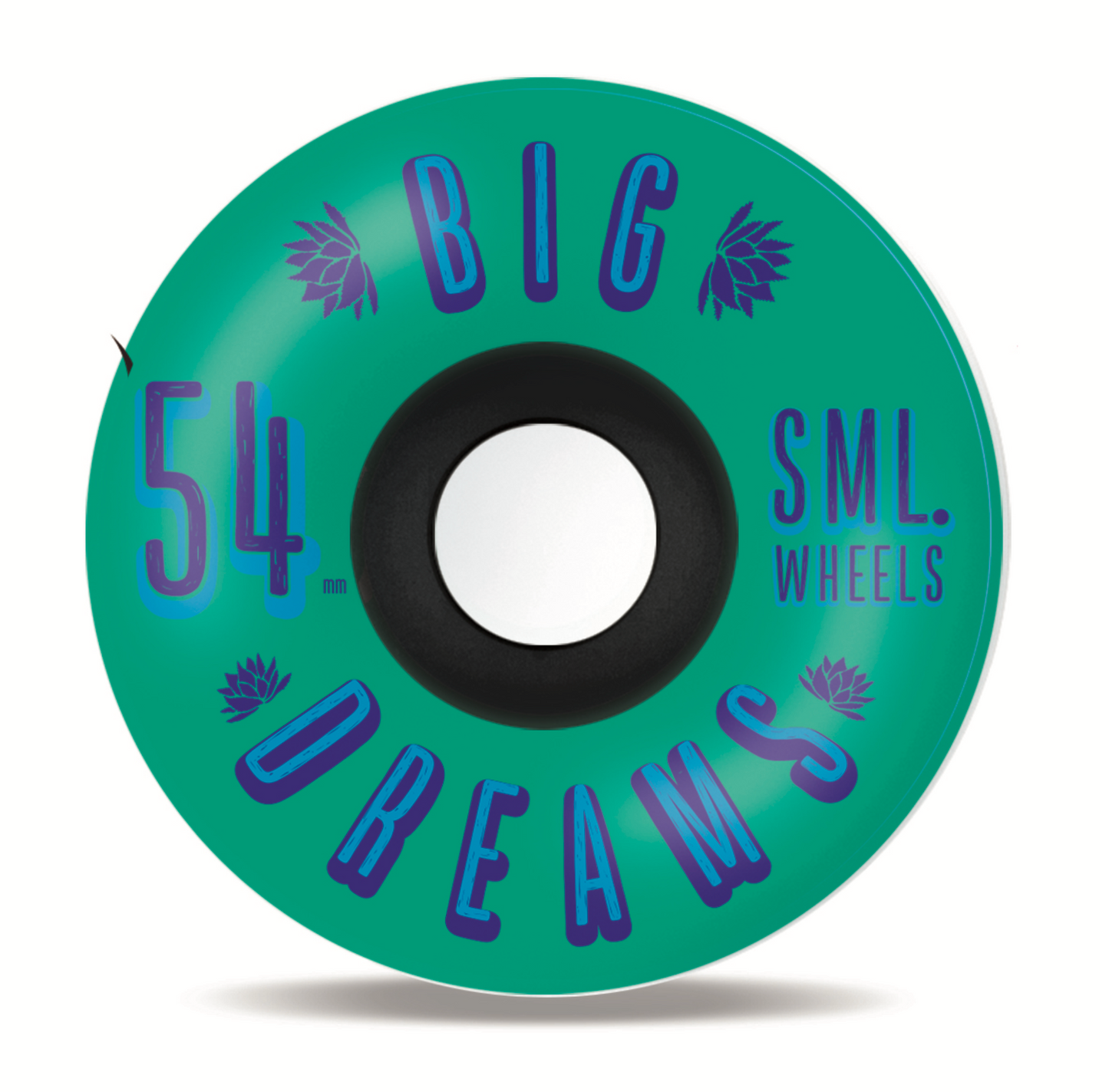 Succulent Cruiser- Blue Lagoon- 54mm/ 92a/ V-Cut