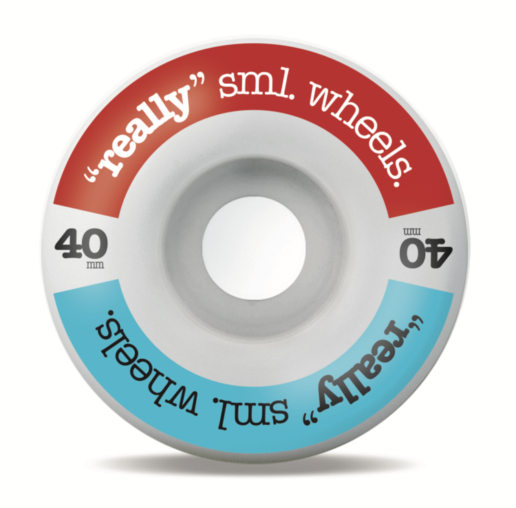 Really sml. Wheels *** RED/ BLUE 99a